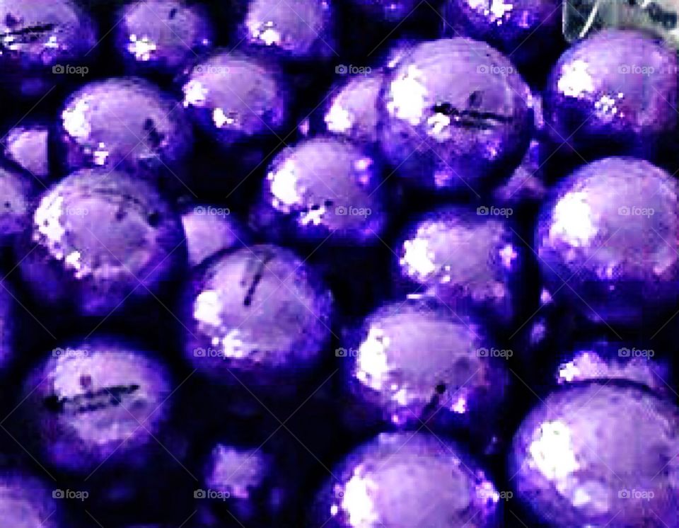 Purple golf balls