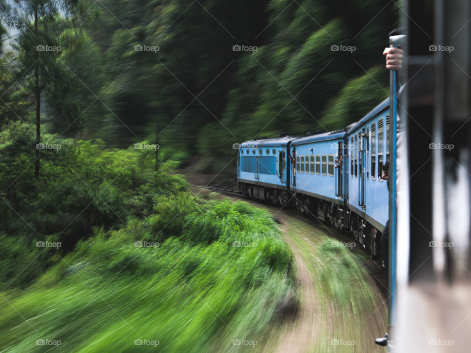 faster please. Sri lankan train