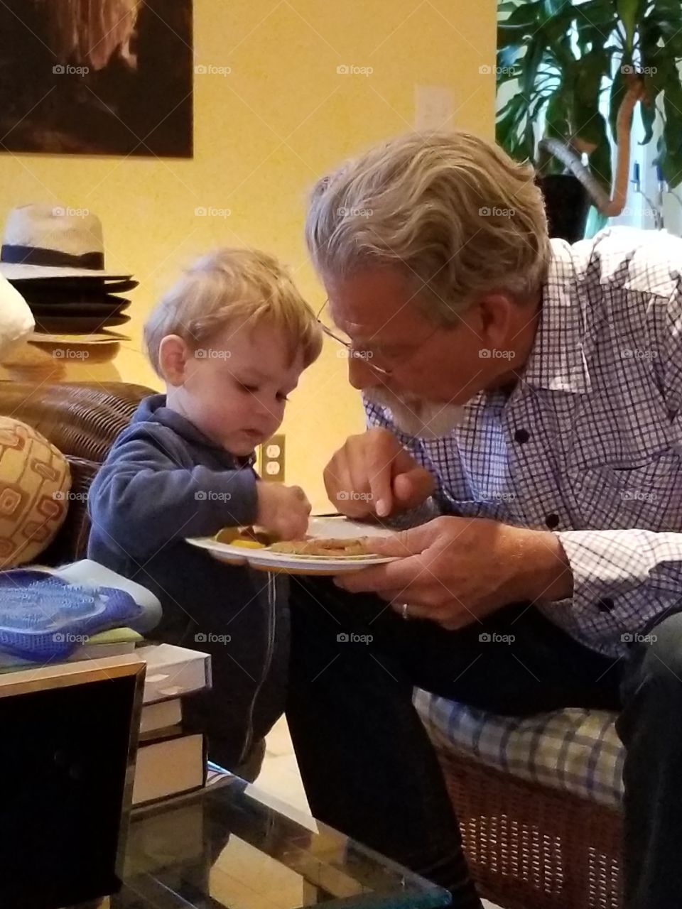 eating with gramps