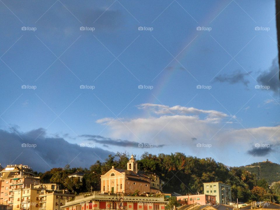 Arcobaleno sui colli 