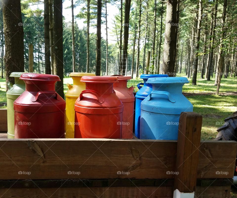 Painted Milk Jugs