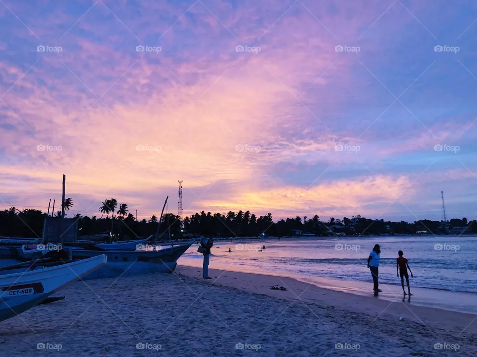 Sun set