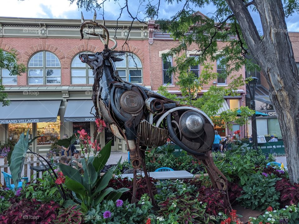 Colorado industrial sculpture