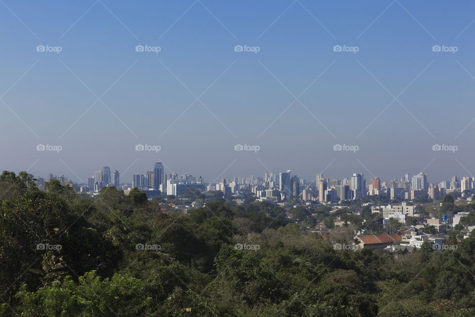 City of Curitiba Parana Brazil.