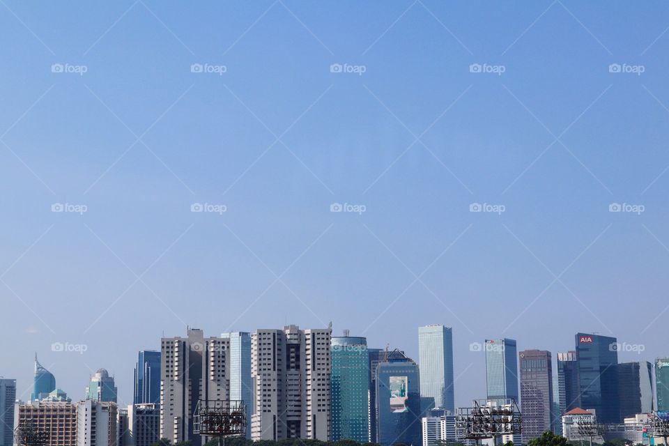 The Main City of Jakarta Indonesia