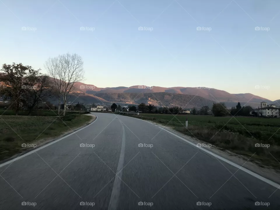 On the road