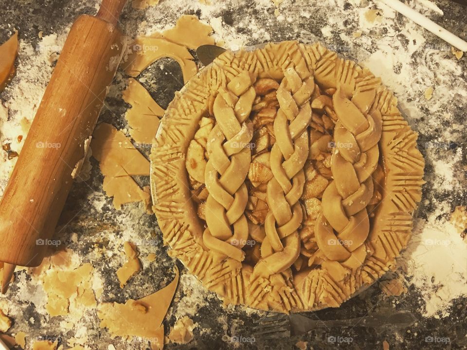 Pretty apple pie