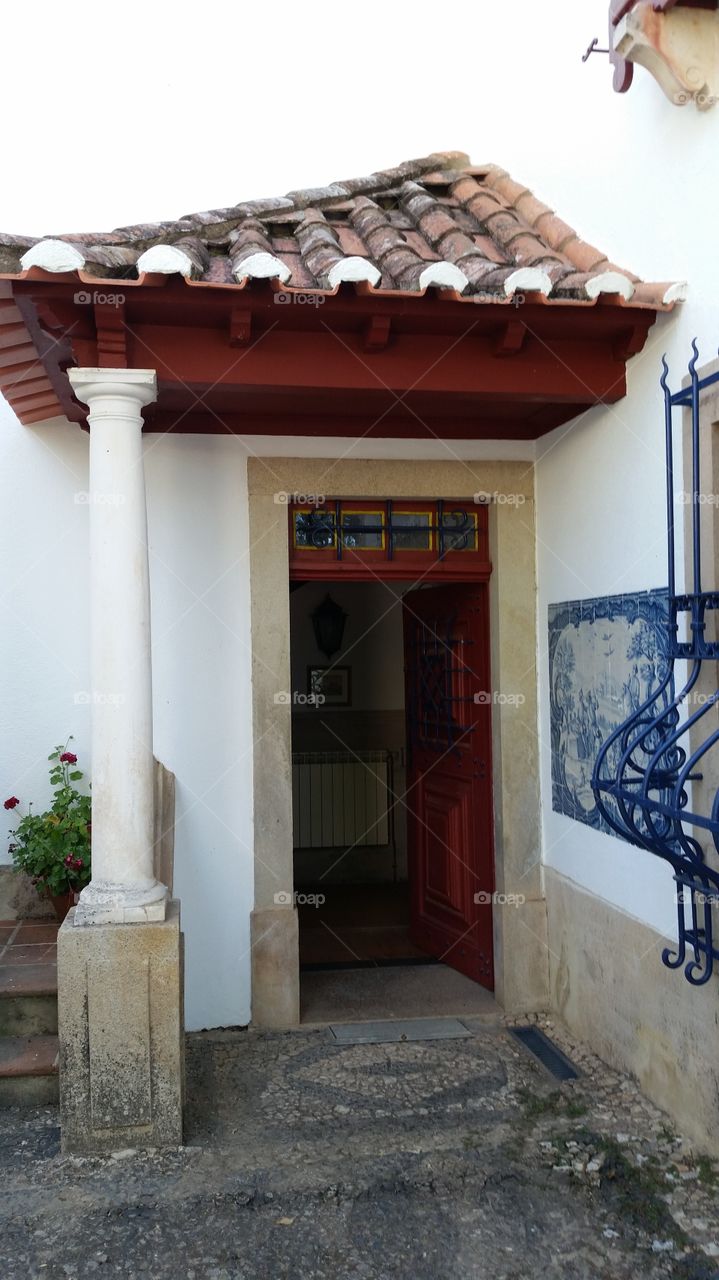 Korrodi Building Door, Castelo de Vide, Portugal