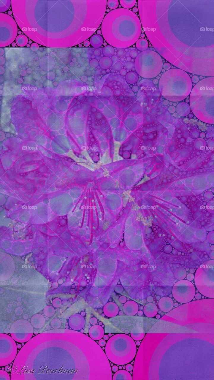 Psychedelic Flower Art