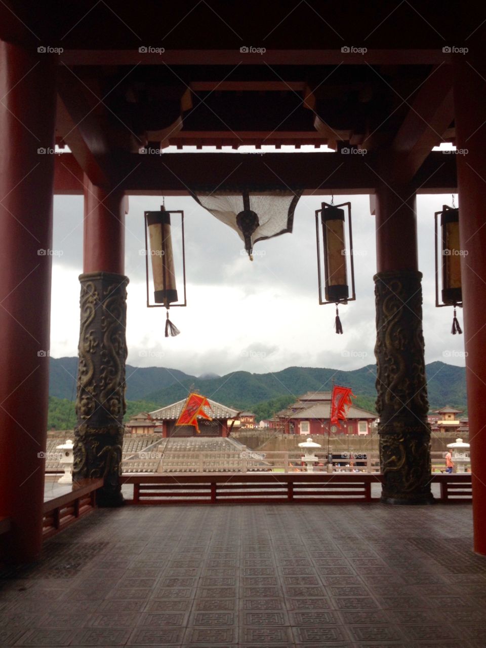 Decorations in a Chinese palace