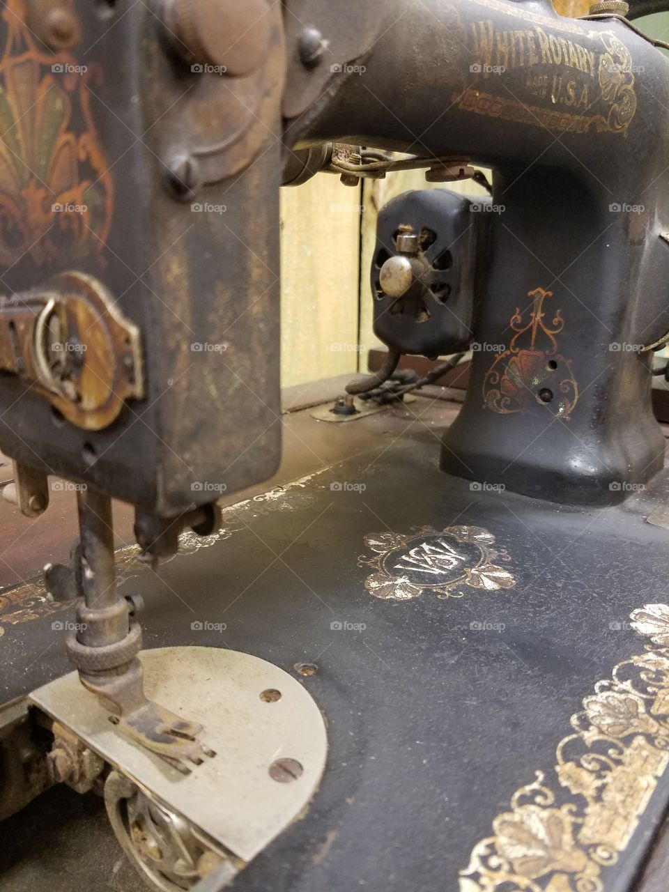 old sewing machinery