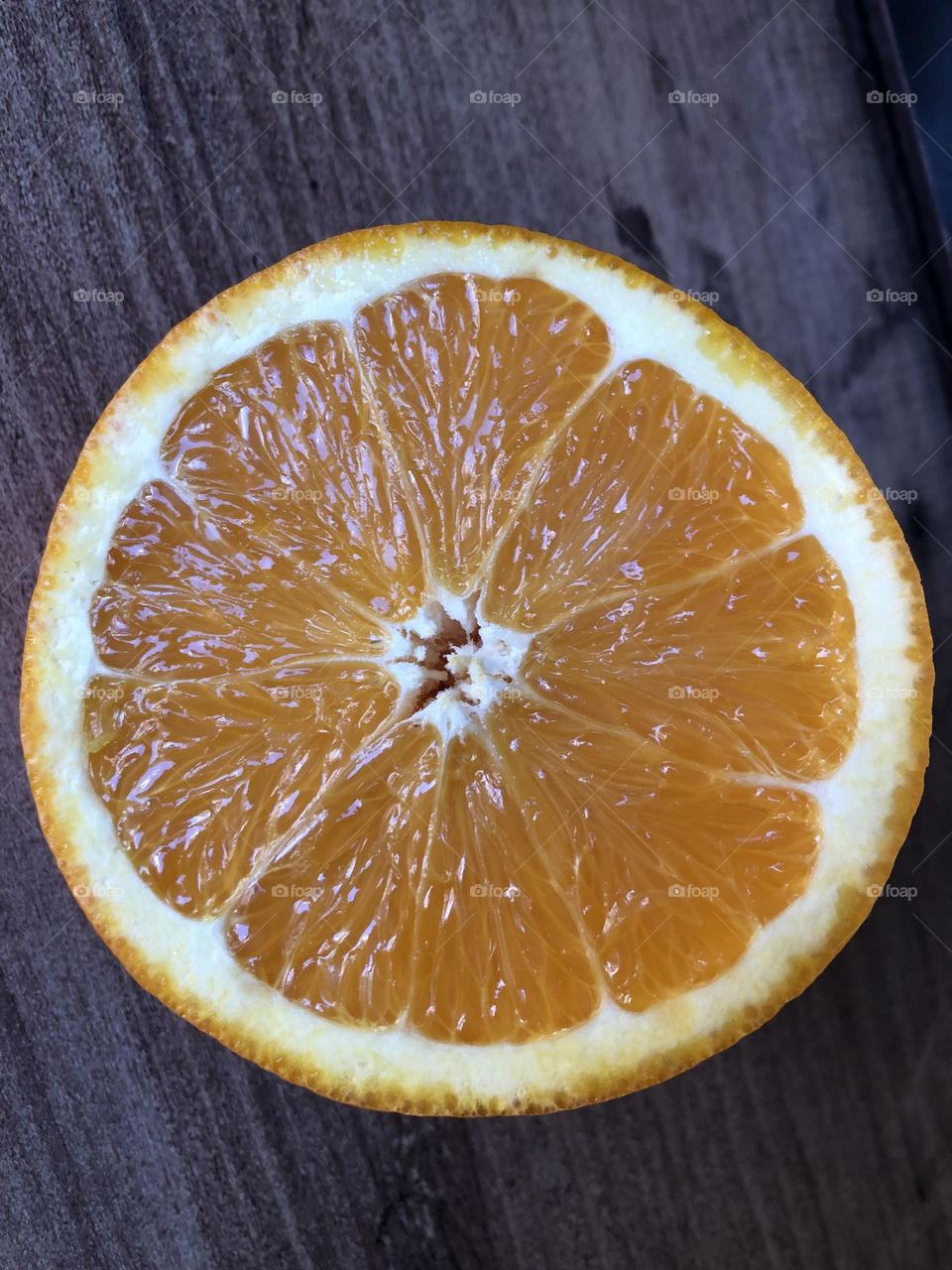Yummy orange on the table 