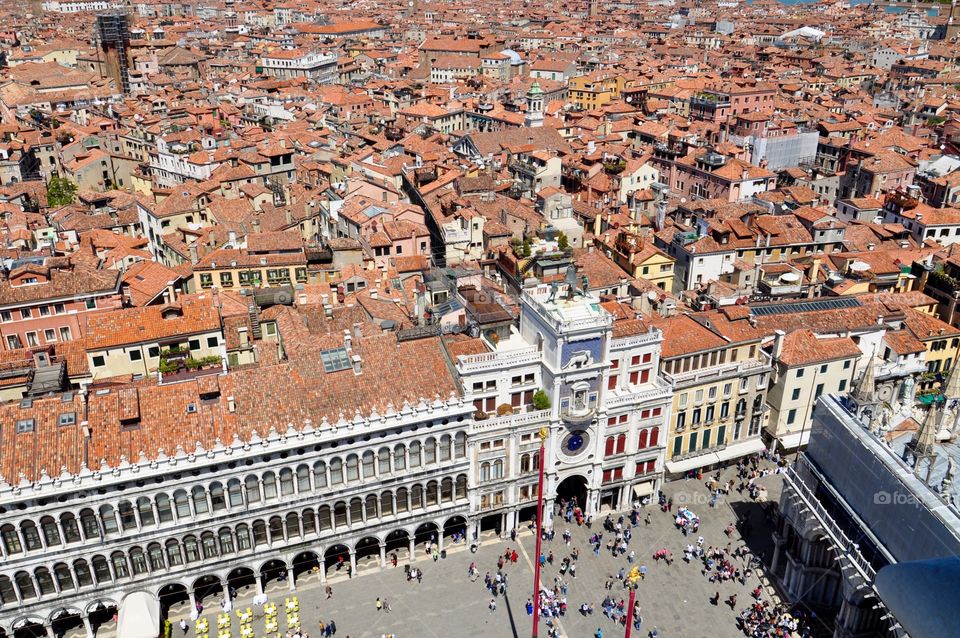 Venice roof top view 