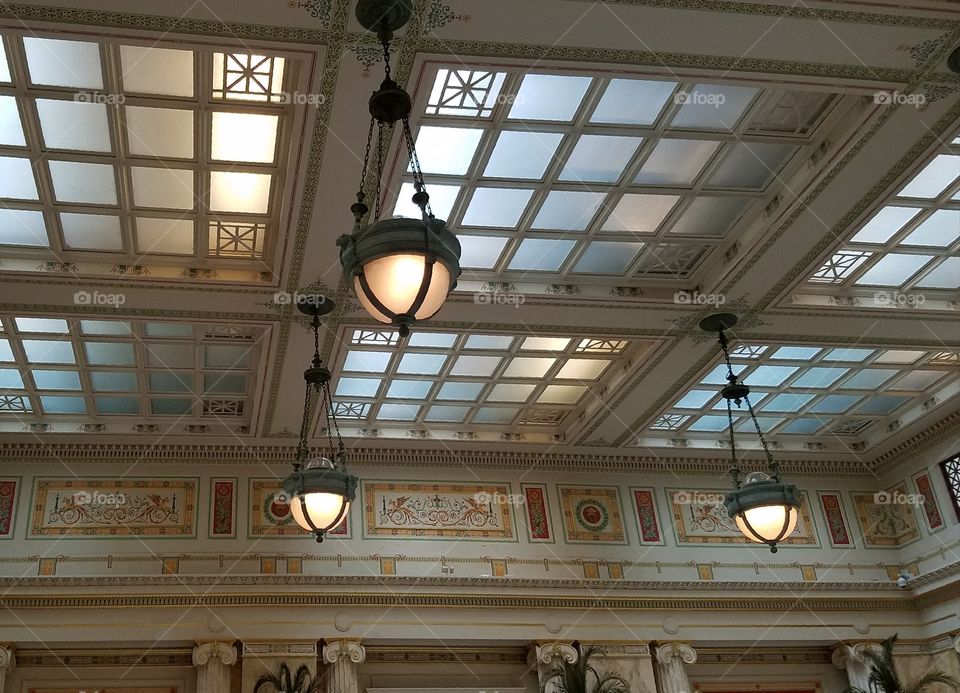 Ceiling inside Union Station