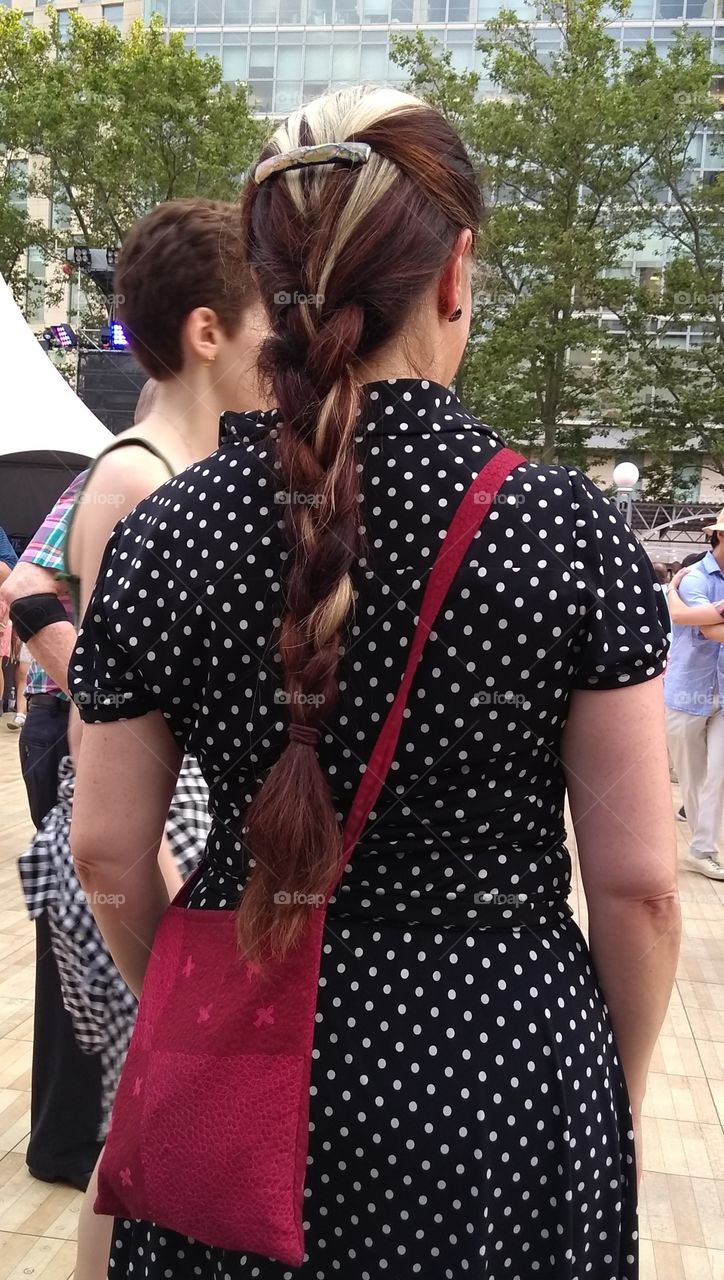 Colorful Braid and Polka Dots