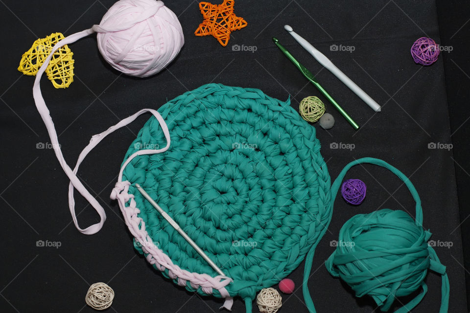 crochet baskets