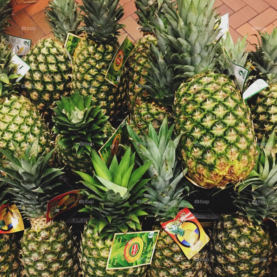 Pineapple, Fruit, Food, Tropical, Exotic