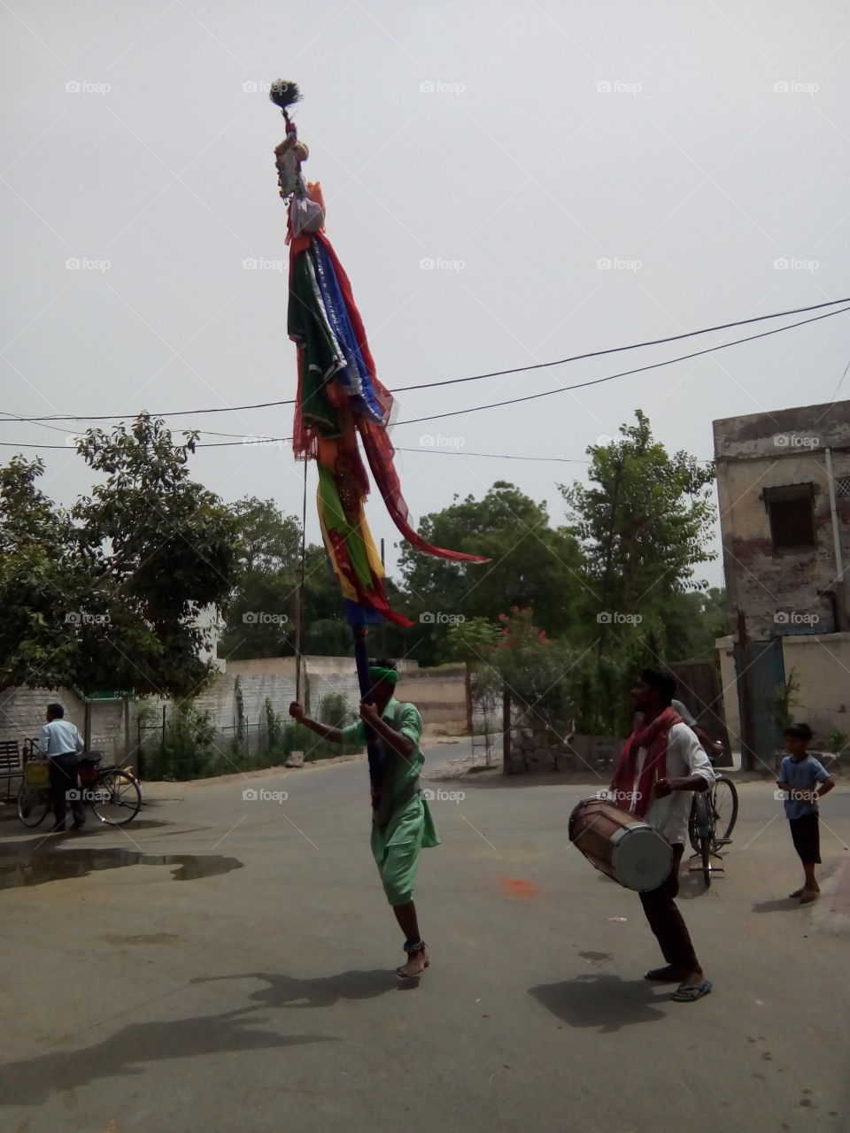 worship of Lord Shree Gugga Jahar Peer ji. a traditional function.