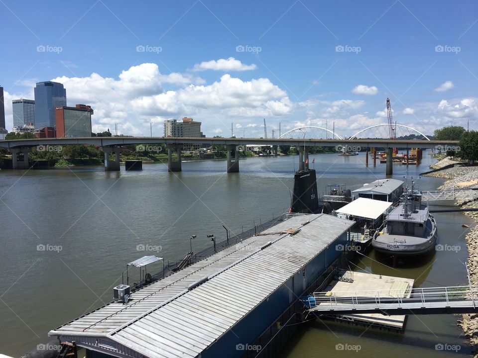 Submarine at Arkansas River 