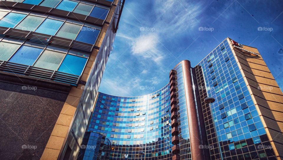 geometry of buildings in the city