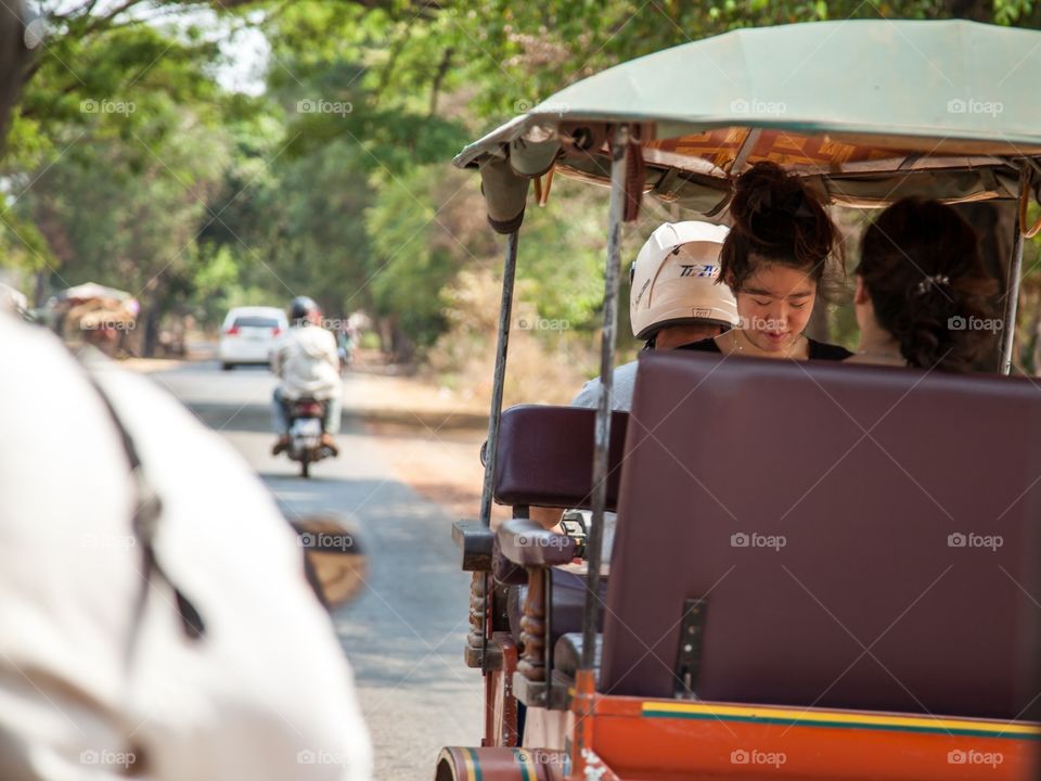 Tuk tuk experience in Cambodia