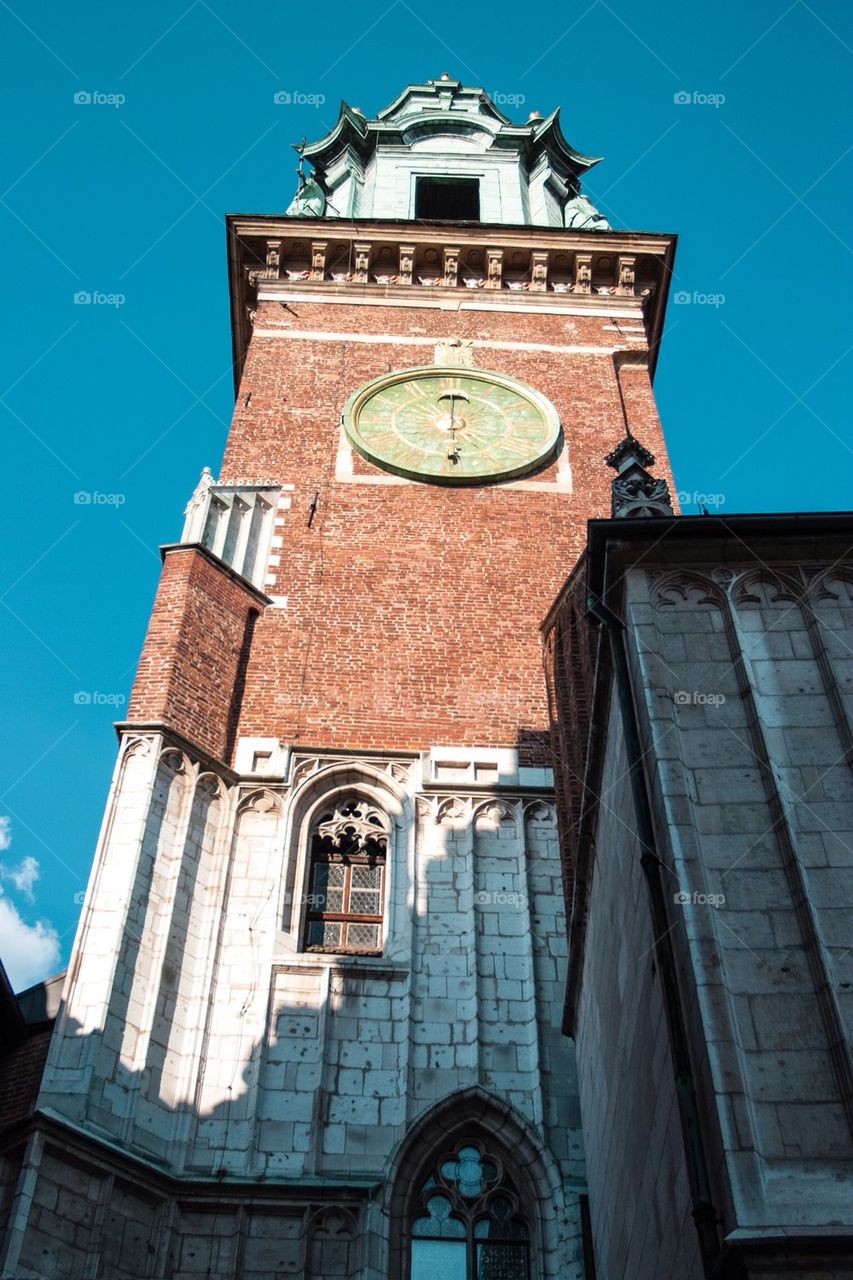Kraków, Wawel. Zegarowa Tower