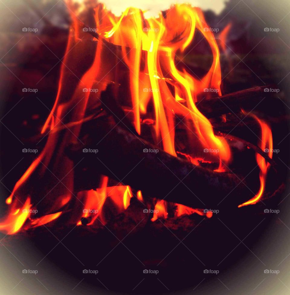 Flame, Bonfire, Hot, Campfire, Fireplace