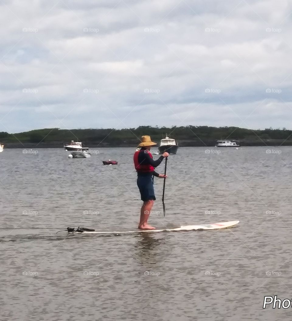 paddle board