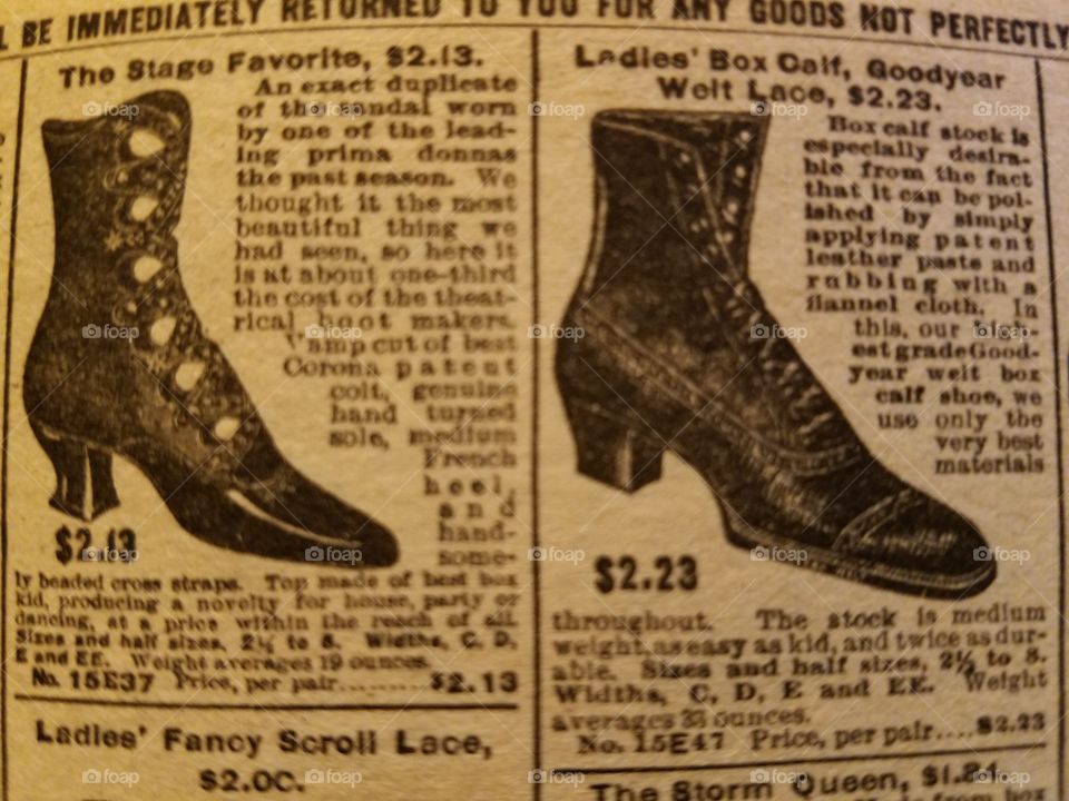sears vintage  ladies boots