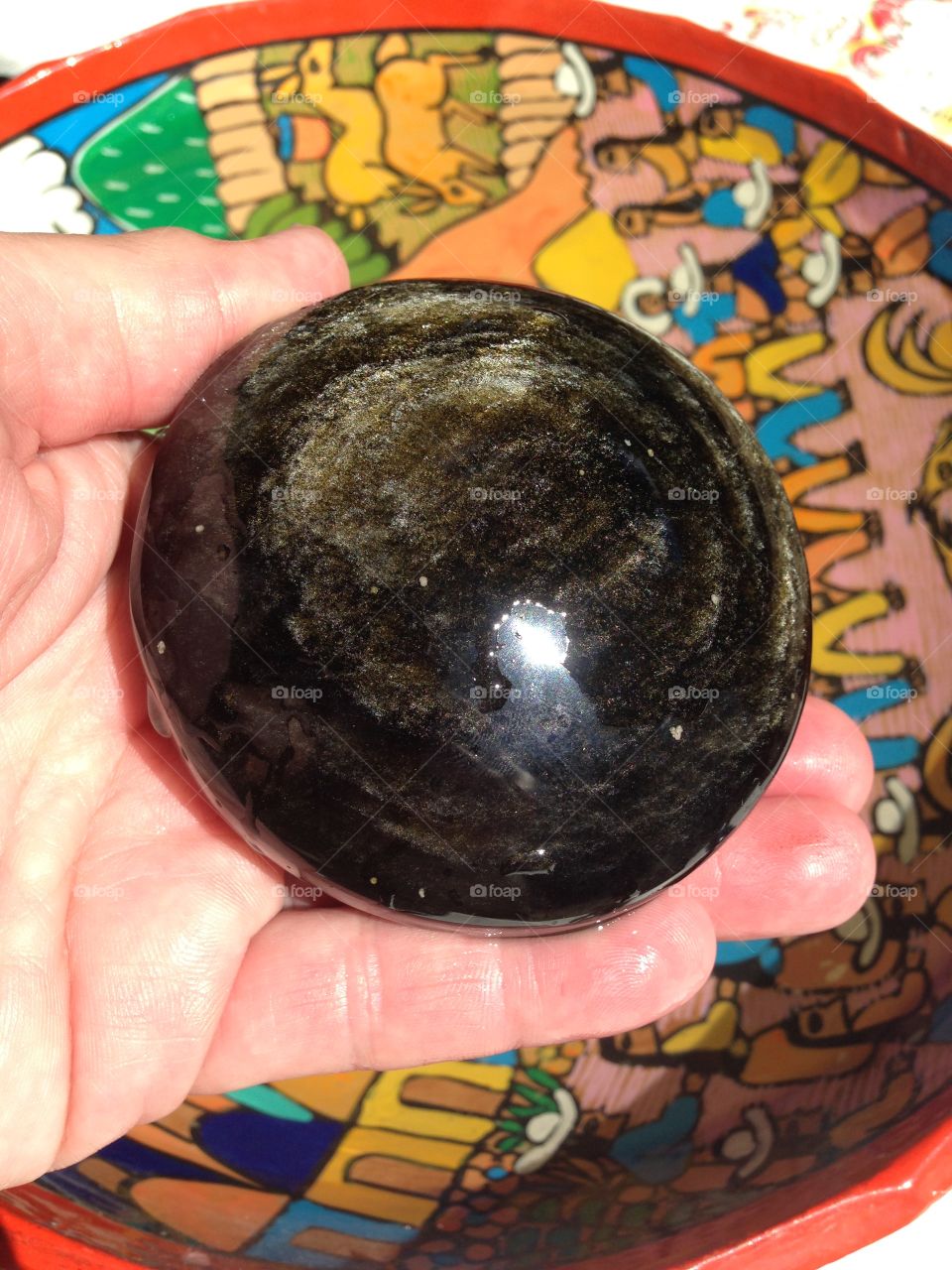 Obsidian in Sunlight