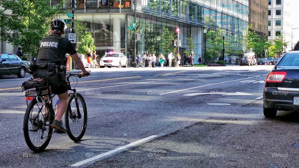 Policeman on Bike