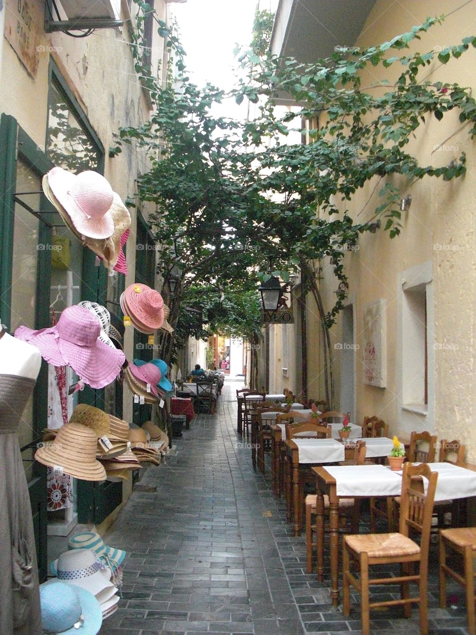Street in Rethymno Crete