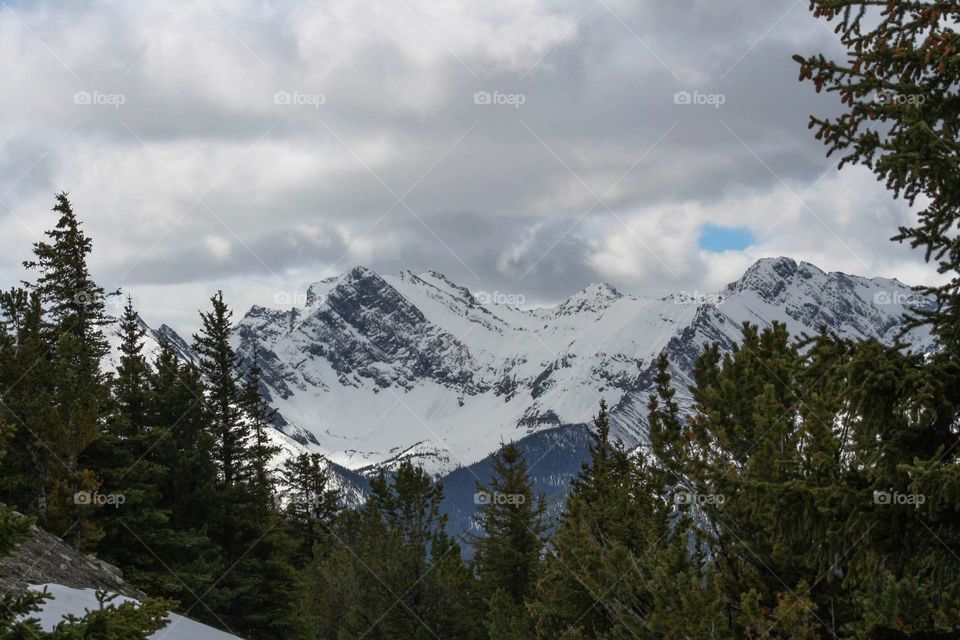 Canadian Rocky Mountains. Canadian Rocky Mountains in Banff, Alberta, Canada