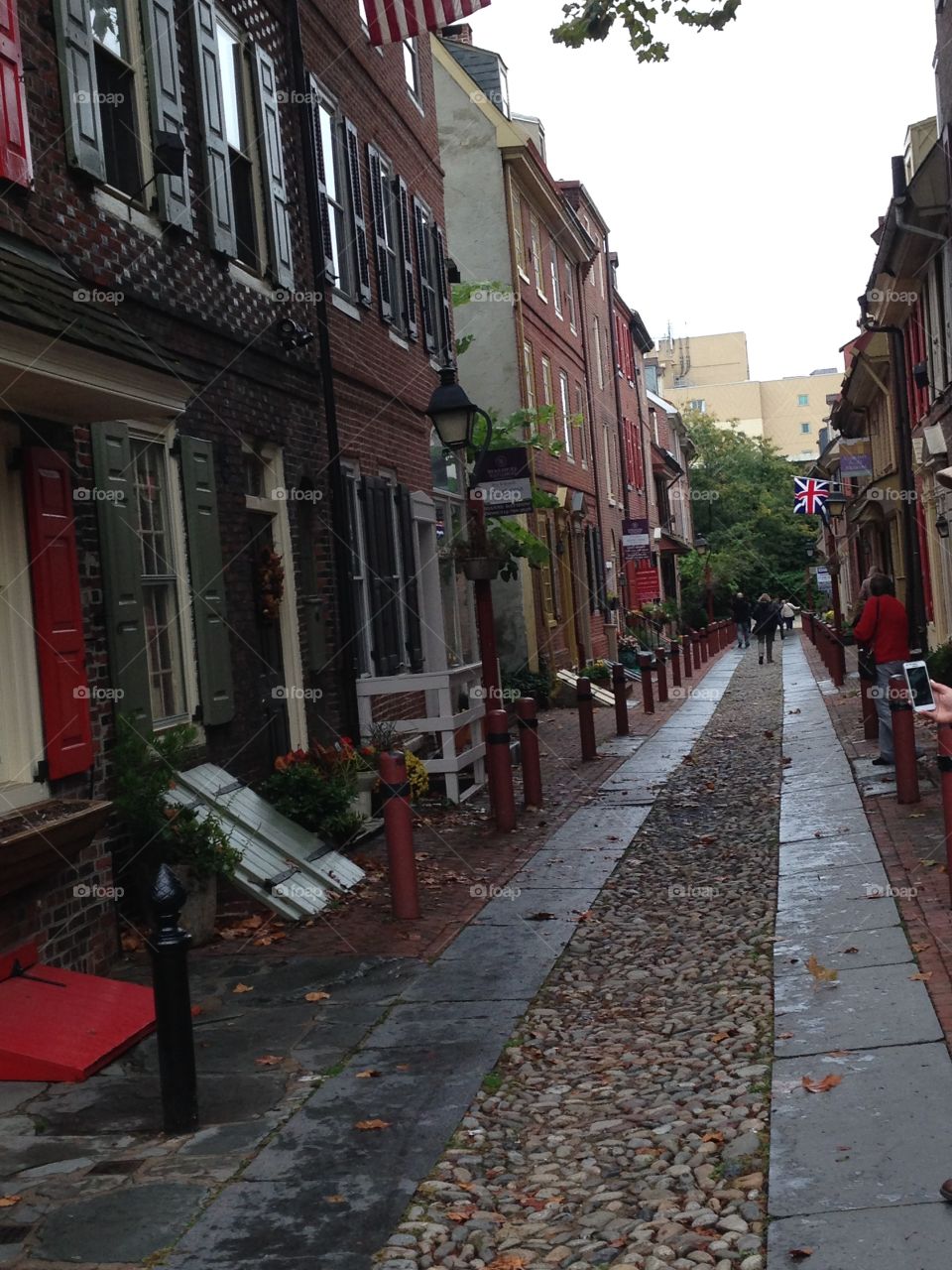 Elfreth’s Alley in the city of our independence 
