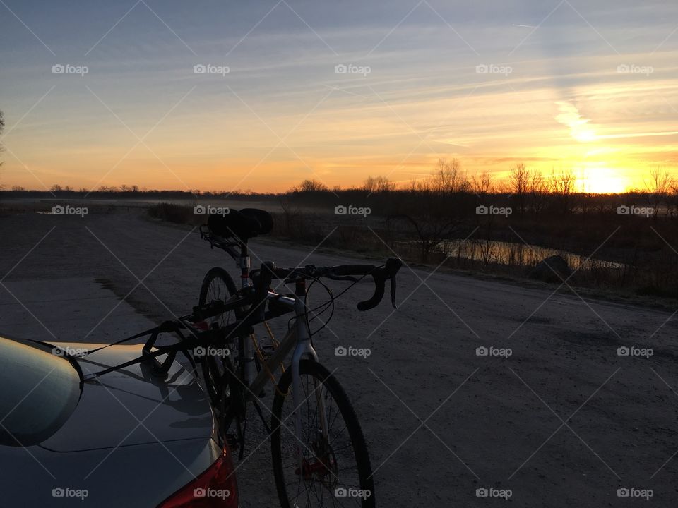 Early morning bike ride
