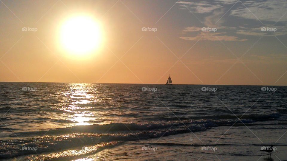 Sundown at Holmes Beach