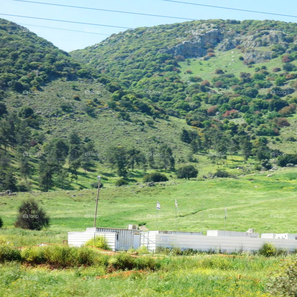 green mountains. Northen Israel