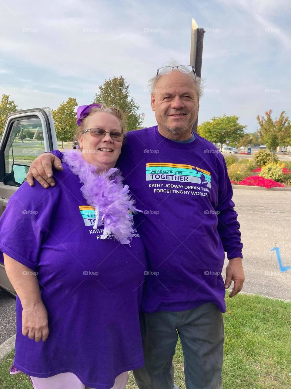 Walking for Alzheimer’s walk 