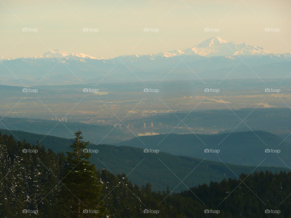 mount baker seen from grouse mountain mountains vancouver mount baker by jothman