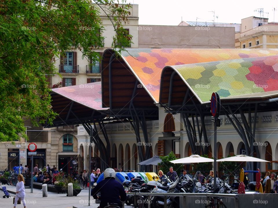 Colorful roof