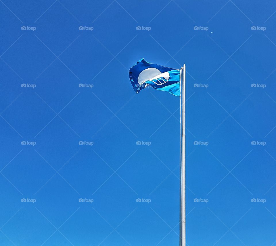 Flag on the Mamaia Resort in September