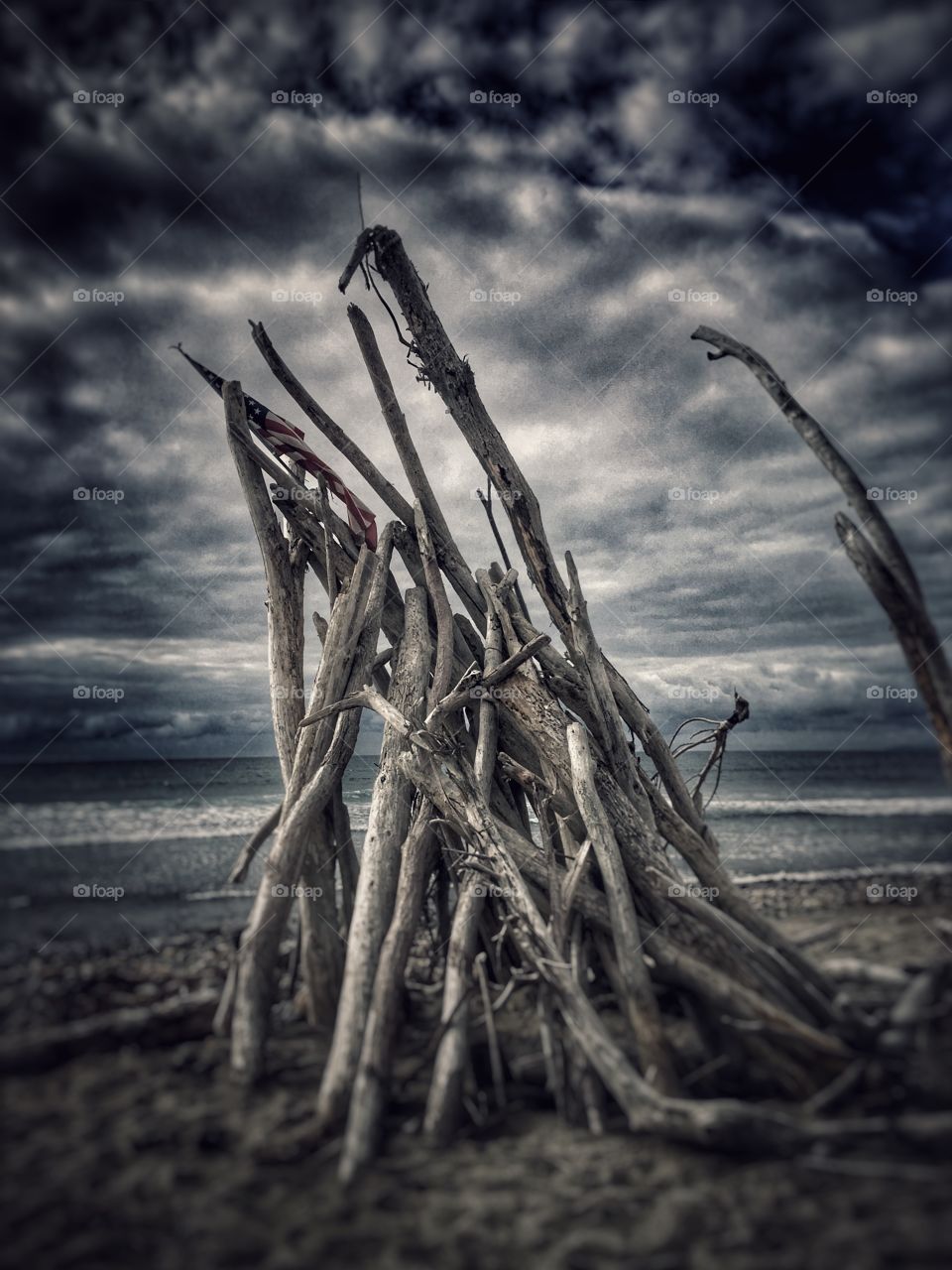 Clouds and Driftwood 