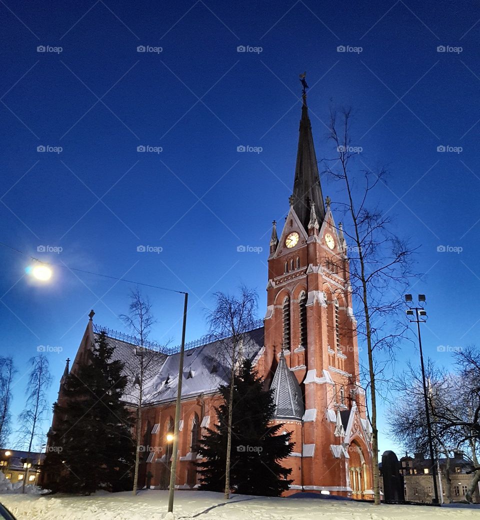 cathedral in Luleå Sweden