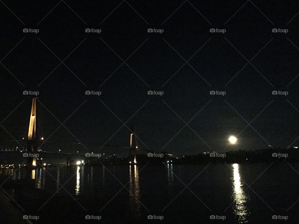 A night shot from New Westminster, British Columbia.