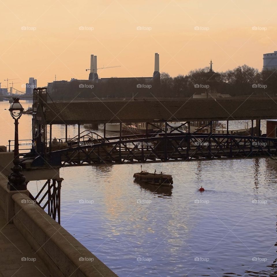 London. River Thames