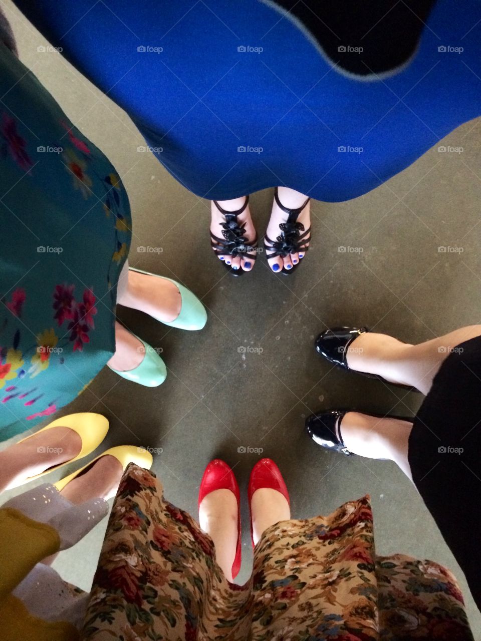We had on some very colorful shoes. Had to document it 