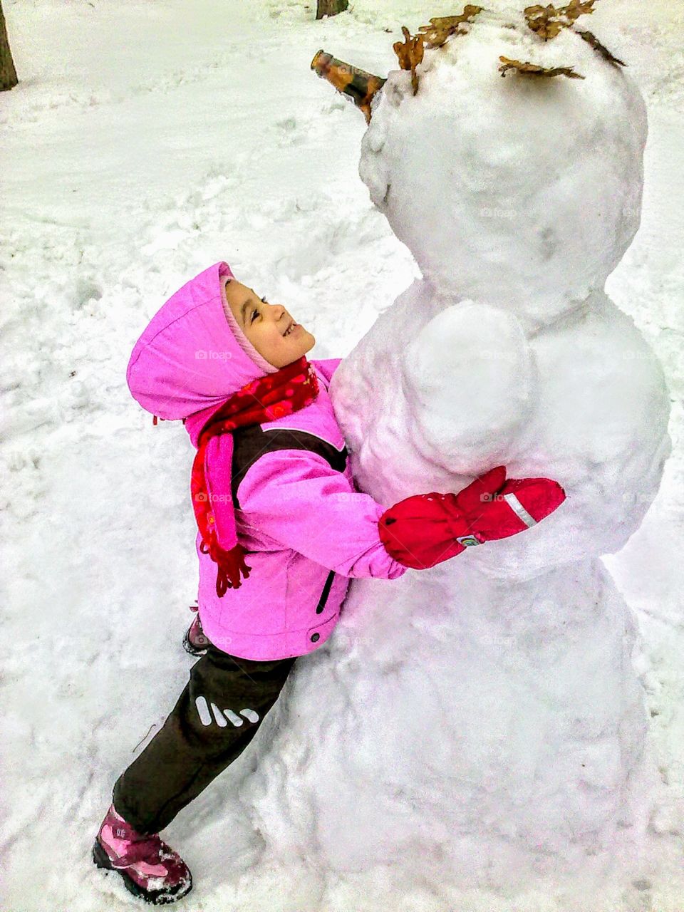 big snowman