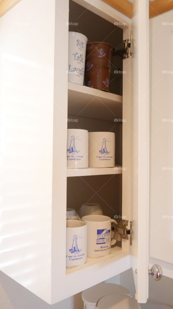 Florida lighthouse coffee cups