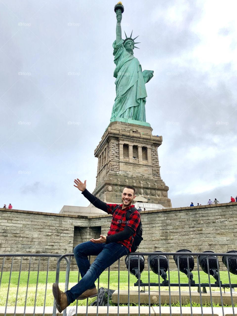 Celebrating this beautiful gift, the Statue of Liberty which was a symbol of freedom and hope to our ancestors, which resulted in giving me the opportunity to be the man I am today!  