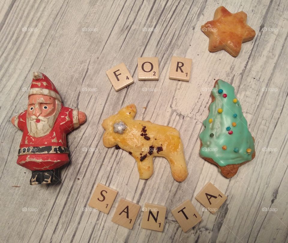 Preparing snacks for Santa